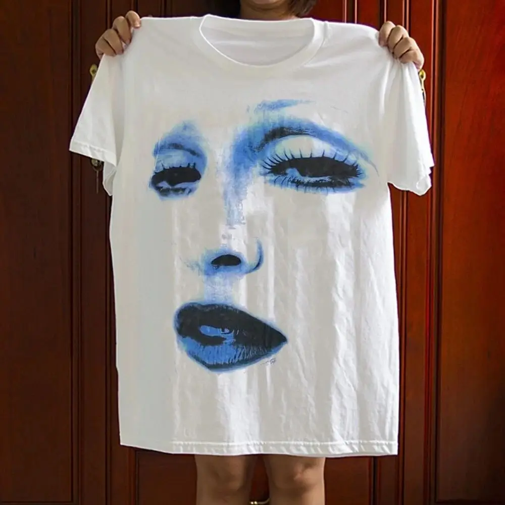 New Madonna Big Face Summer Collection T Shirts Fashion Y2k T-shirt Vintaget Streetwear Casual Loose Print T-shirt Unisex