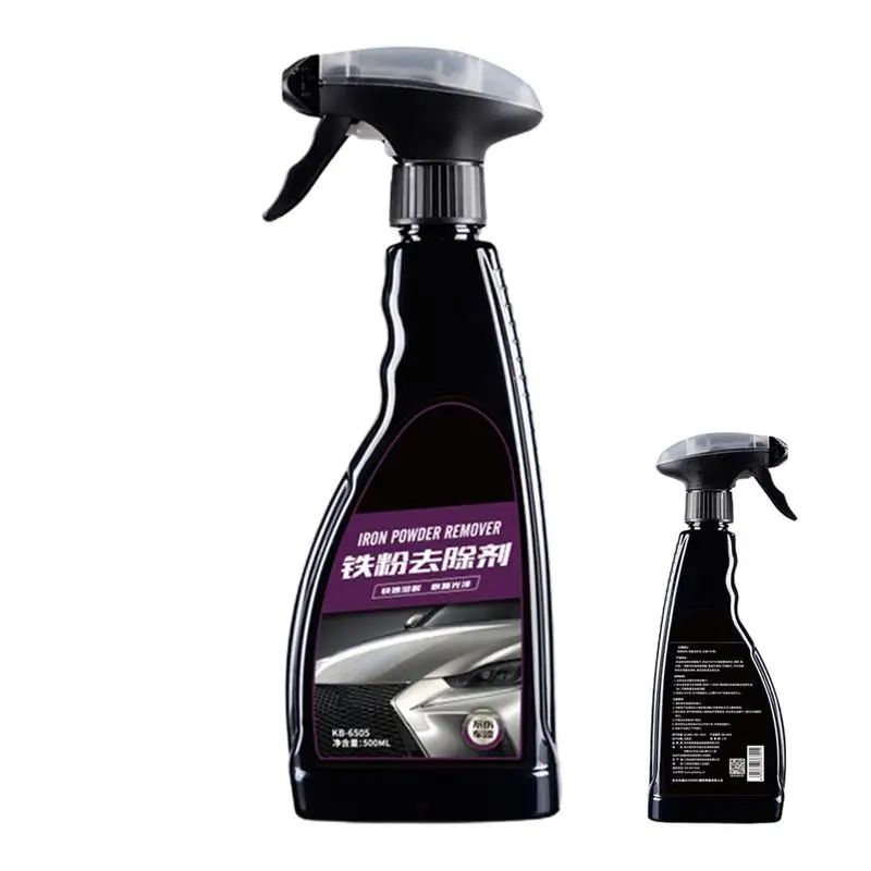 

Iron Powder Remover 500ml Metal Surface Chrome Paint Car Maintenance Iron Powder Cleaning Super Rust Remover for Car Wheels