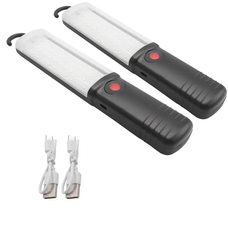 

Ручной фонарь ABJI для ремонта автомобилей с магнитом, USB-перезаряжаемый, COB-светодиодный, аварийный фонарик для гаража и автомобиля