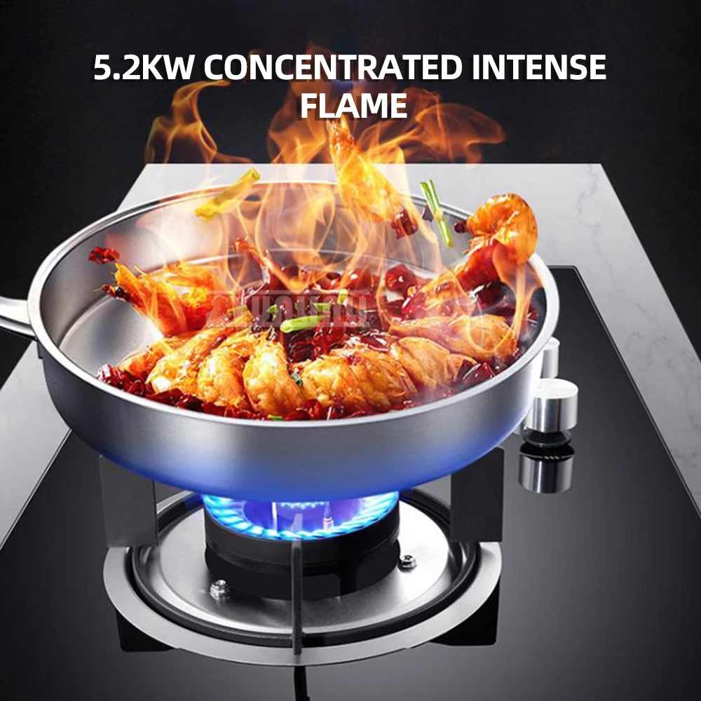 

Energy-Saving Dual-Purpose Fierce Fire Gas Stove with Flameout Protection for Household