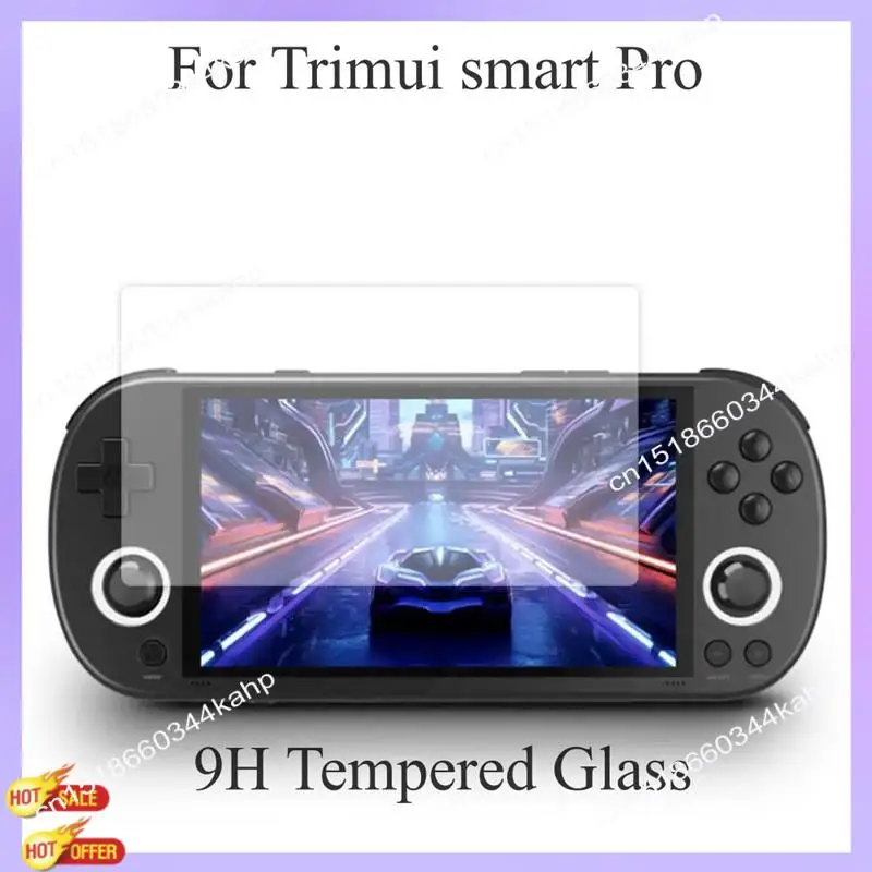 CLCU لوحدات تحكم الألعاب Trimui Smart Pro 9H طبقة من الزجاج المقسى المضادة للخدش HD واقي للشاشة طبقة زجاجية واقية