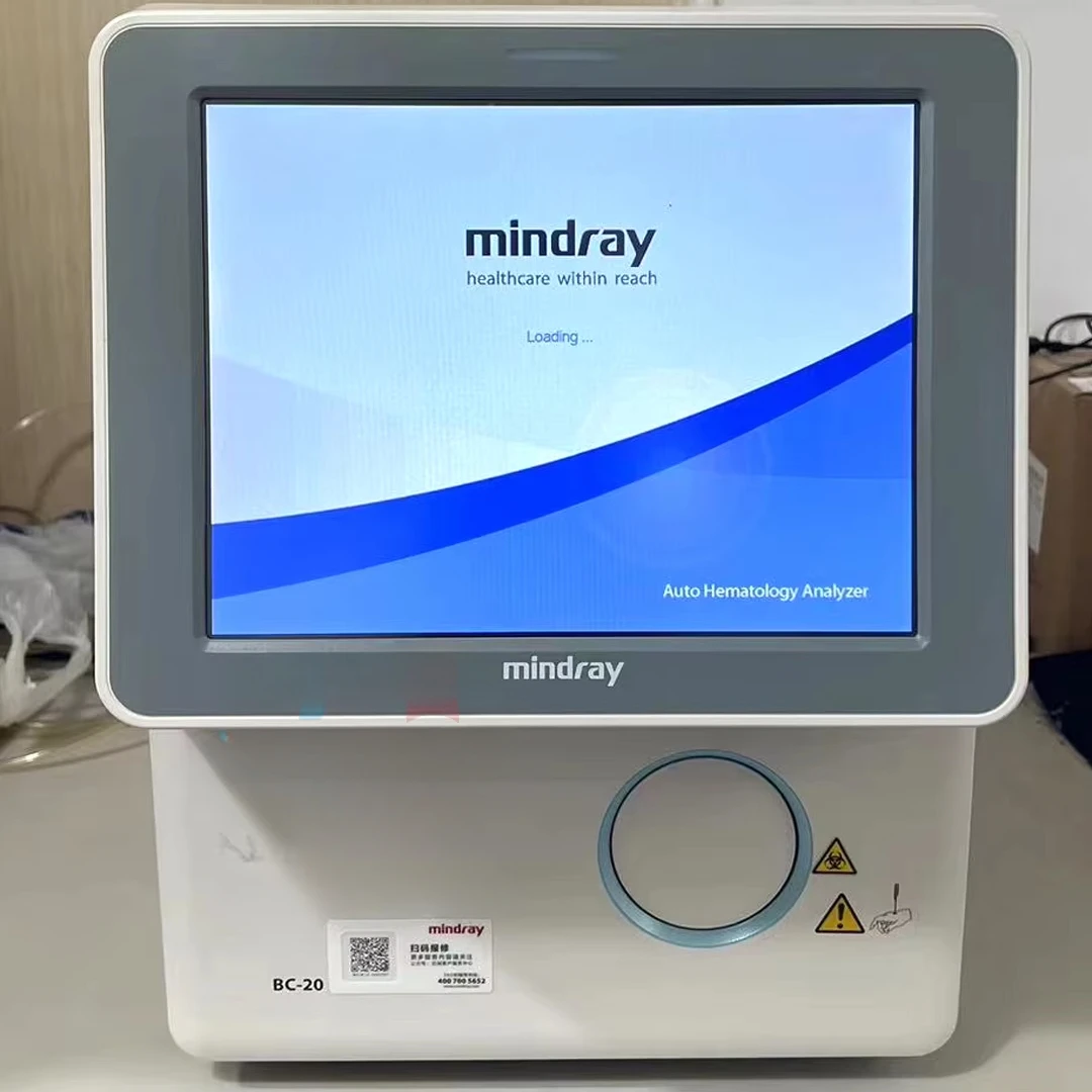 Used Mindray BC-20 Auto blood science analyzer BC 20 used CBC machine 3 parts mindray hemogram blood science analyzer