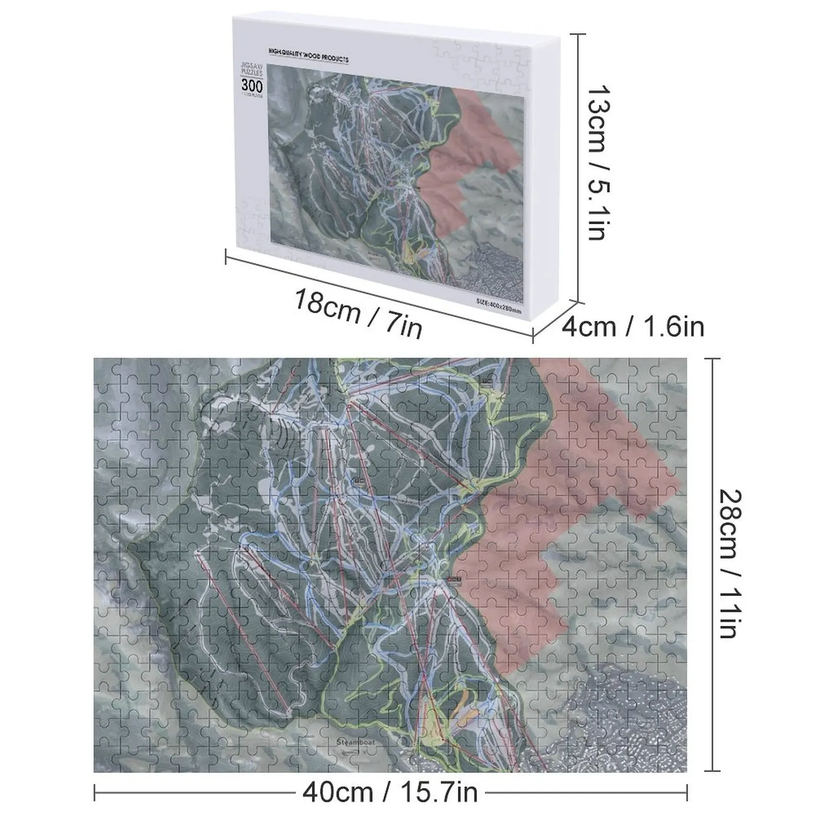 باخرة منتجع درب خريطة بازل قطع ألعاب مخصصة للأطفال للأطفال الخشب الكبار لغز