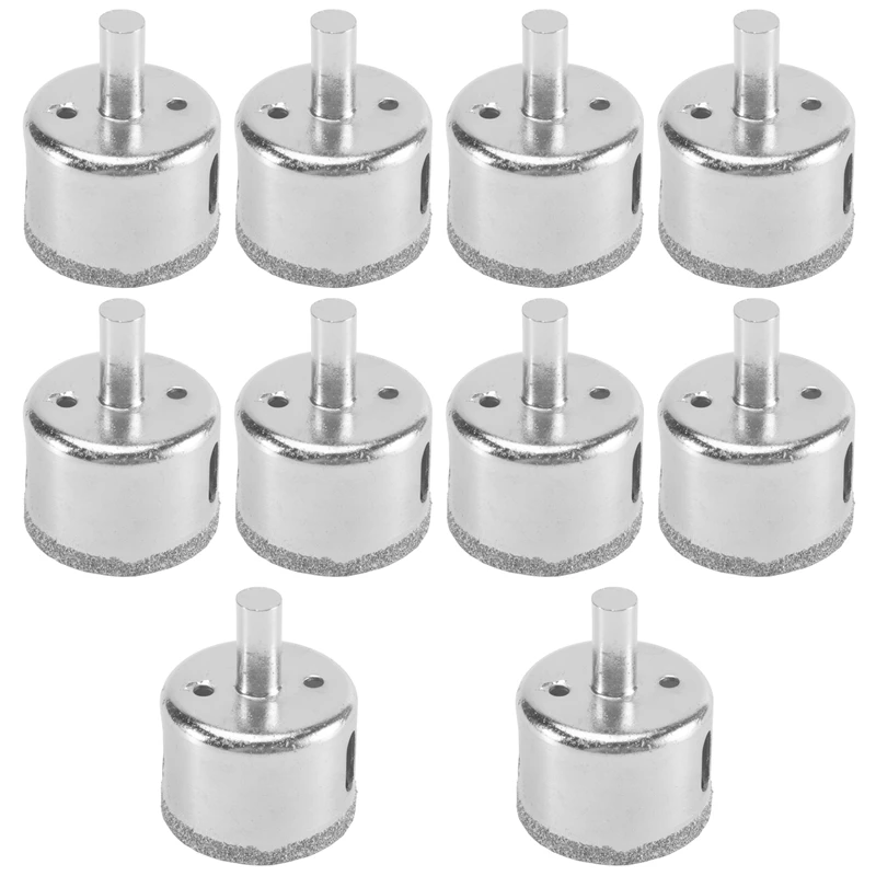 

Flash Trend 10Pcs 40Mm Diamond Tipped Tile Glass Hole Saw Drill Bit