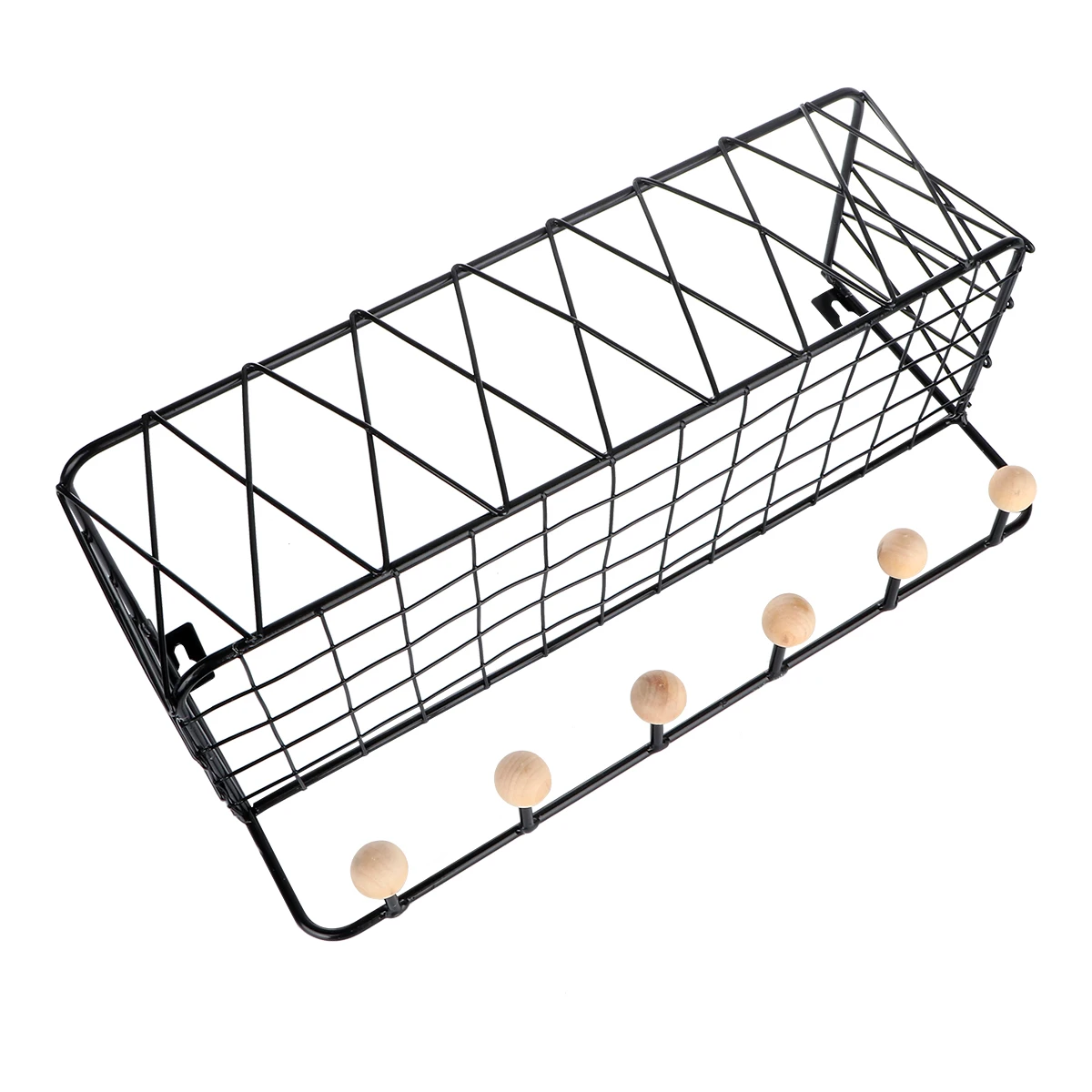 

Wall Mount Storage Rack Material Home Kitchen Bedroom Bathroom Office Hanging Organizer Finishing Shelf Key Holder