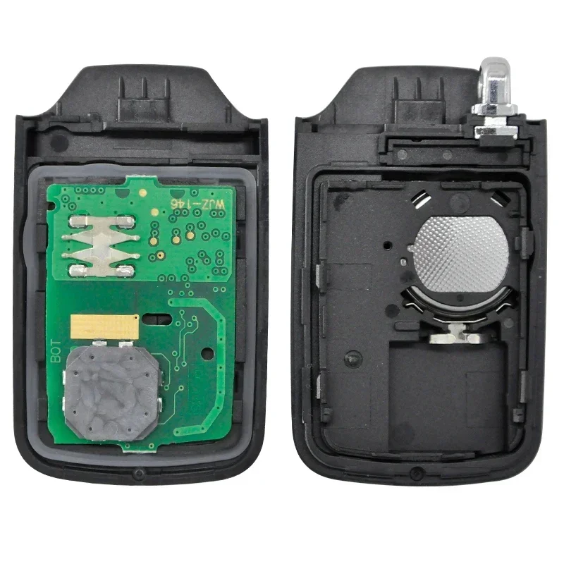 مفتاح سيارة تحكم عن بعد من HE Xiang لسيارة Honda Fit City CRV Jazz XRV Venzel HRV 433MHz ID47 PCF7938 رقاقة بدون مفتاح بطاقة Promixity