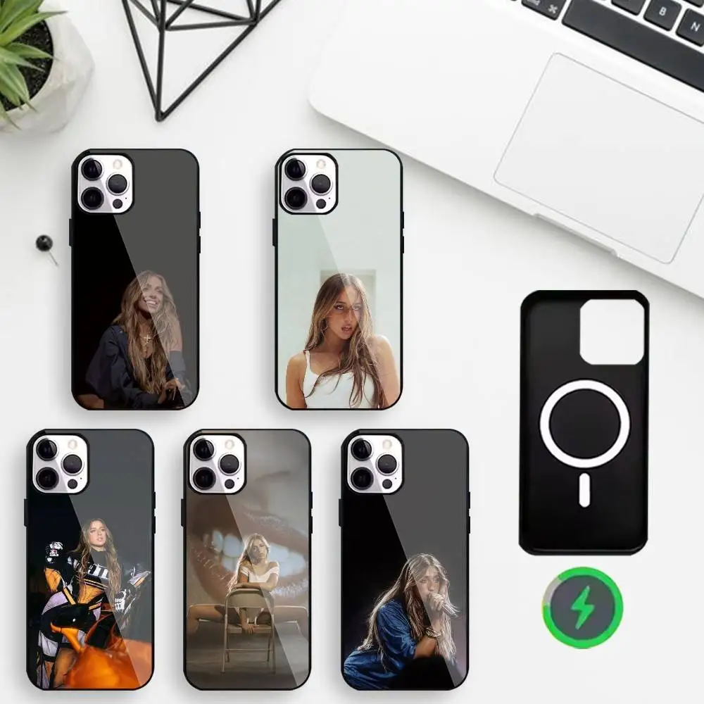 

T-Tate M-McRaeS Singer Phone Case For iPhone17,16,15,14,13,12,11 Max Black Wireless Charging Protecitve Cover