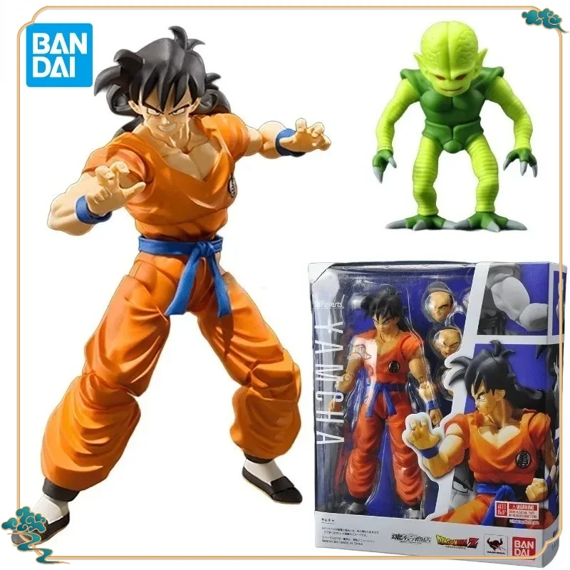 

In Stock Bandai Original Dragon Ball SHFiguarts Yamcha Super Hero Anime Action Figure Collection Movable Model Toy Hoilday Gift