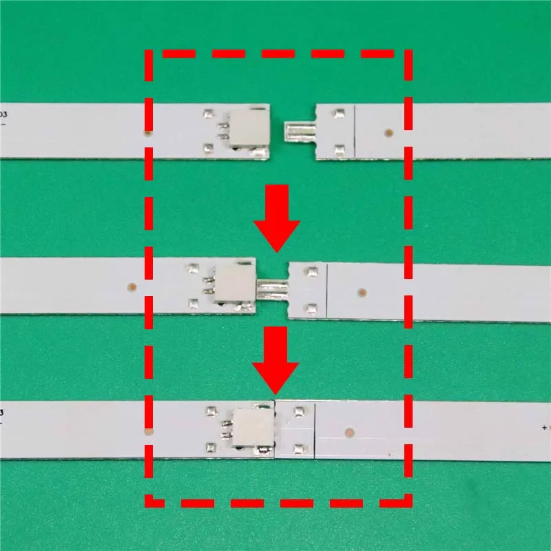 6 個 LED バックライトストリップハイセンス 40H5509 HZ40E350 40H4F 40H5500F 40H4030F 40H4030F1 40H5580F バー CRH-BX40C 130300603913 REV1.0