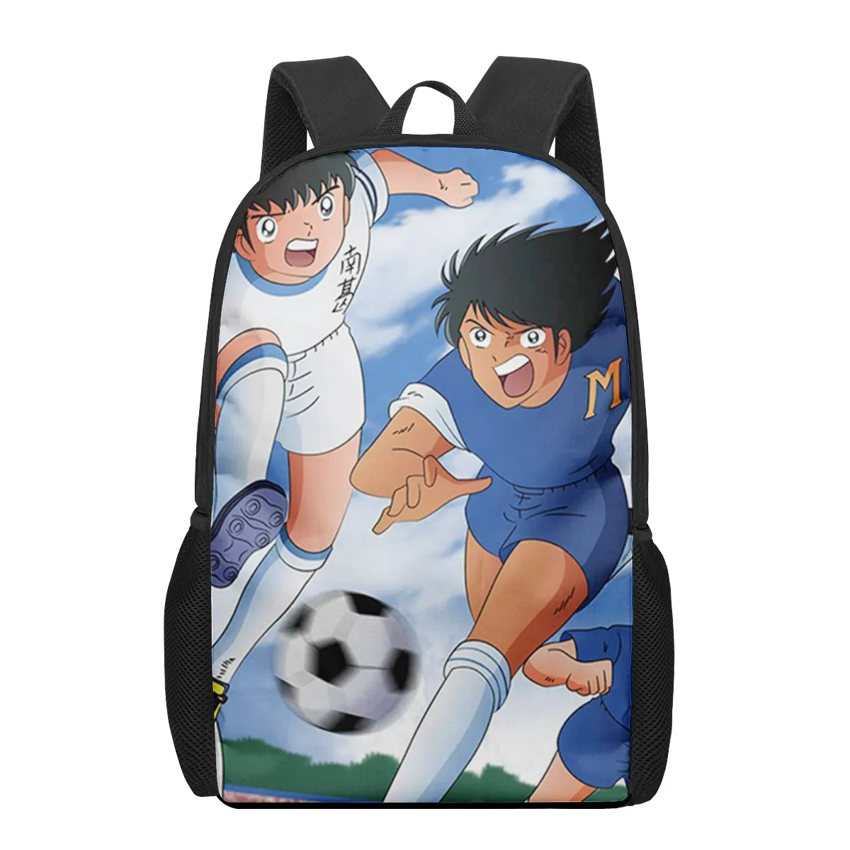 Mochilas escolares de anime Capitán Tsubasa para niños y niñas, mochilas escolares con estampado 3D, mochila para niños, mochila para guardería,