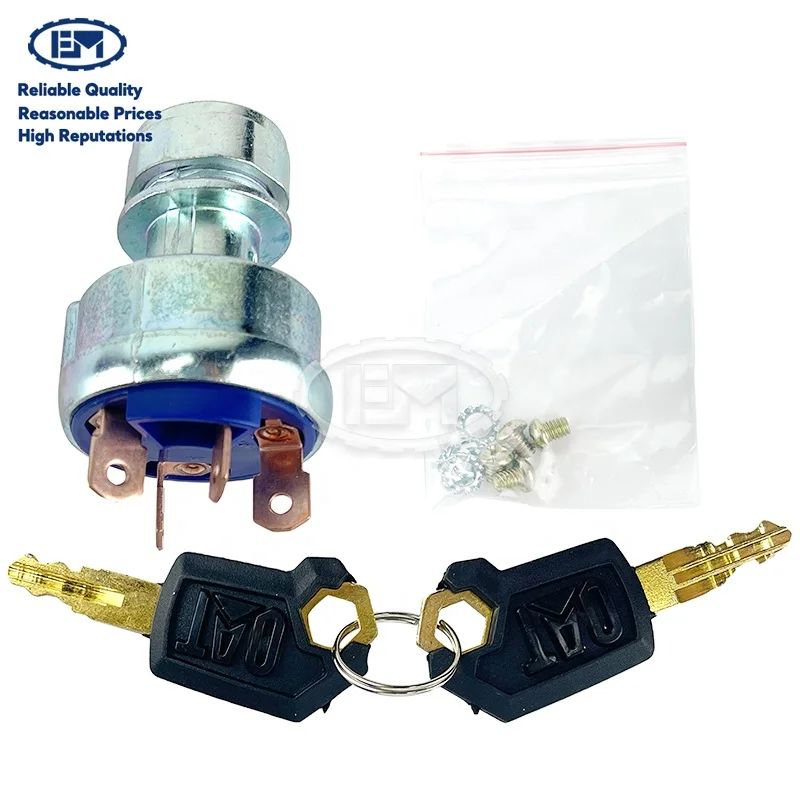 

For EM Ignition Key Switch Chinese E320C 320C 9G-7641 9G7641 Electric Parts Start Switch with Key Made in China Excavator