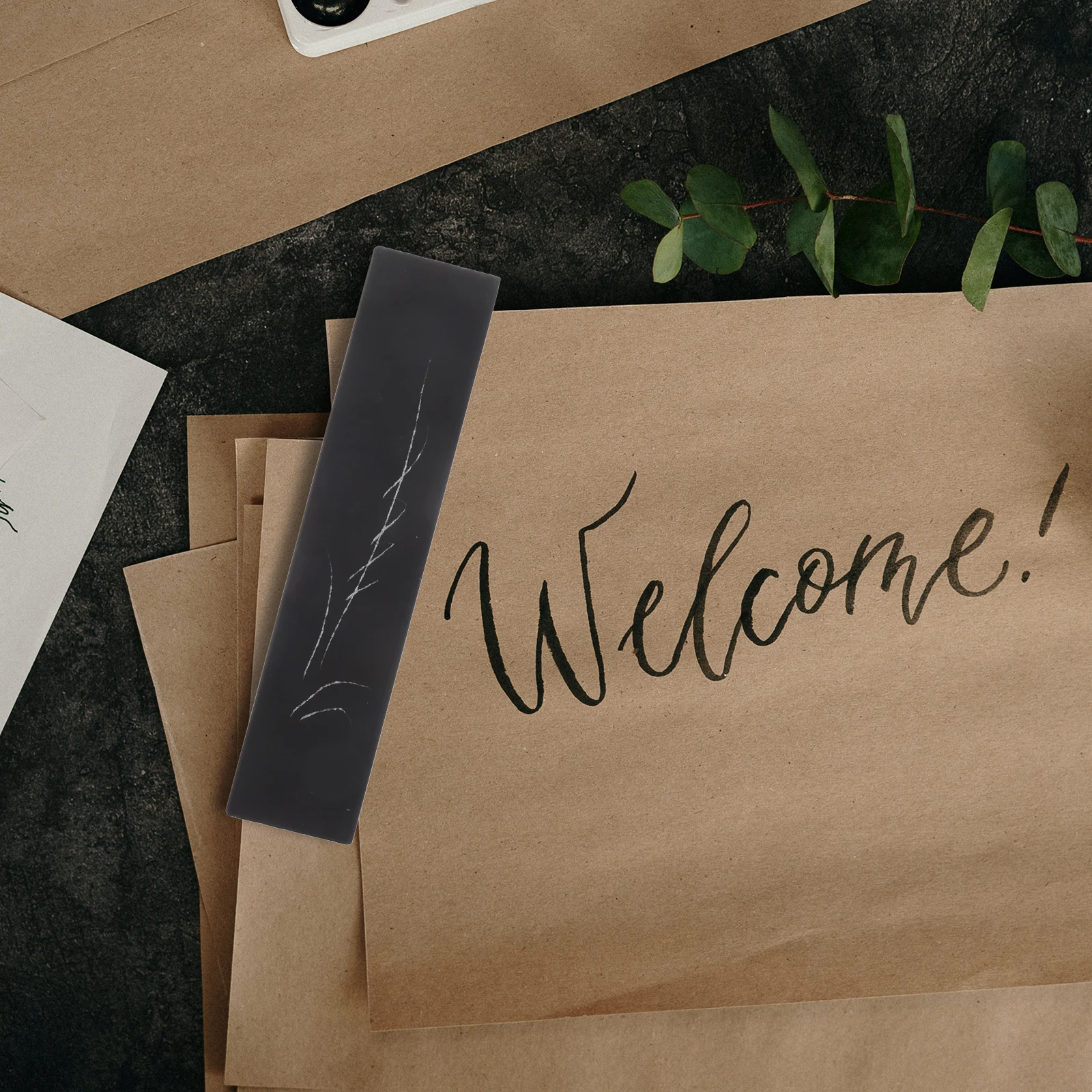 

2Pcs Stone Paperweight Natural Texture Design for Chinese Calligraphy Sumi Drawing Kanji Writing Office Desk Decor Art