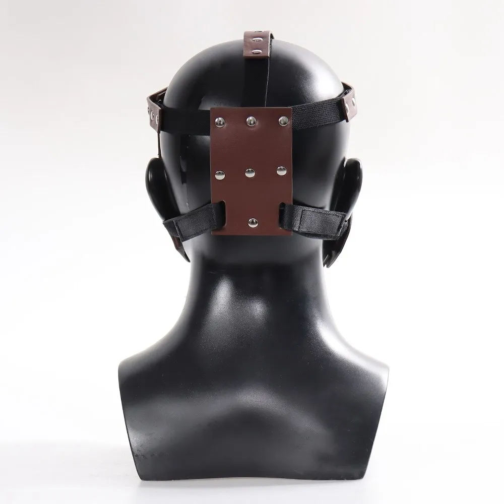 Masque de gladiateur de guerrier médiéval en cuir, Cosplay du mythe égyptien romain, casque rétro, accessoires de Costume de fête de carnaval d'halloween