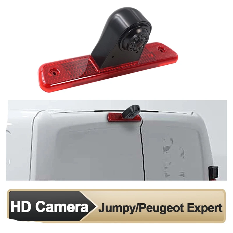 Car Rear View Brake Light Camera With 7Inch Desktop Mirror For Citroen Jumpy/Peugeot Expert/ Toyota Proace 2007-2016