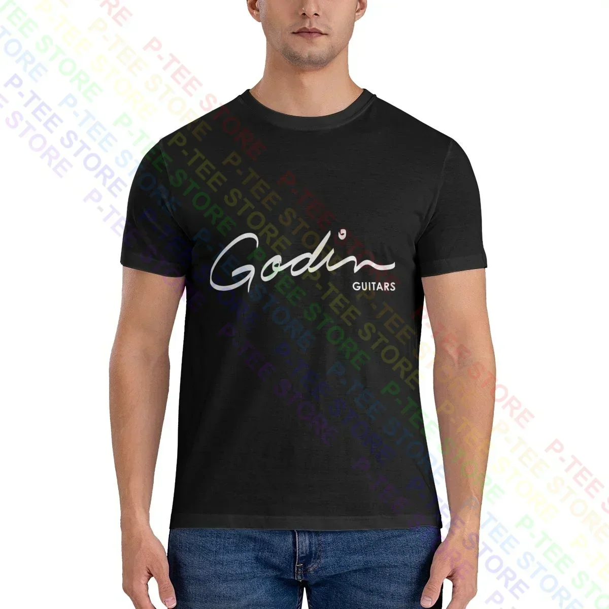 Godin Guitars Charcoal Shirt Top Design Fashion All-Match Tee T-shirt