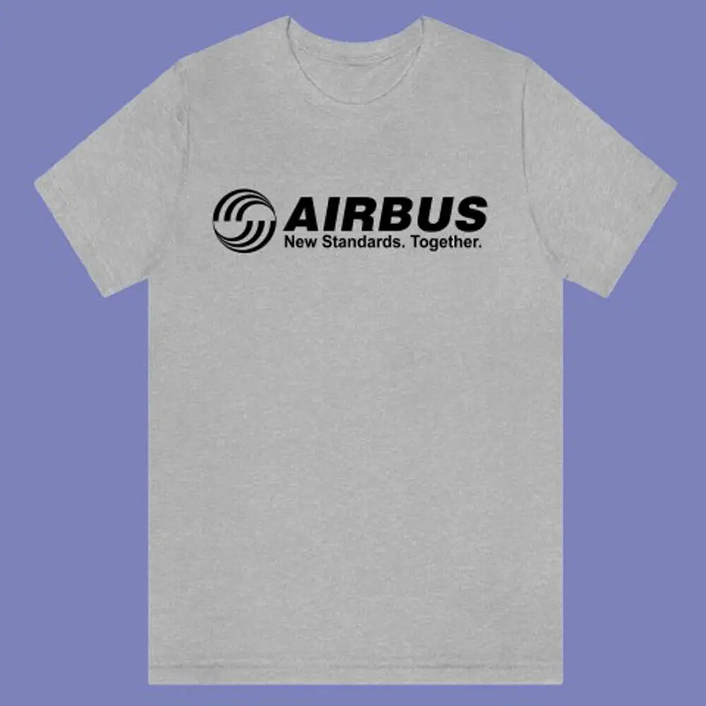 Airbus Aerospace Aviation Men's Grey T-shirt Size S-3XL