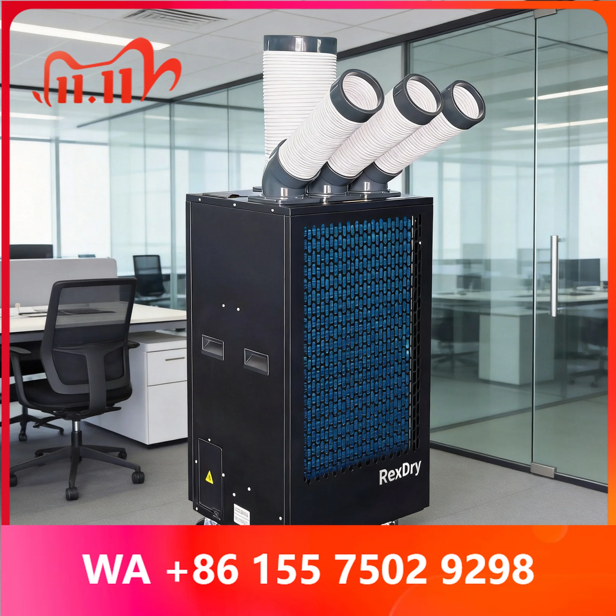 28000 BTU Por Air Condition Hot Sale Offi and Warehouse Temperature Control Air Condition for 4 Pipe