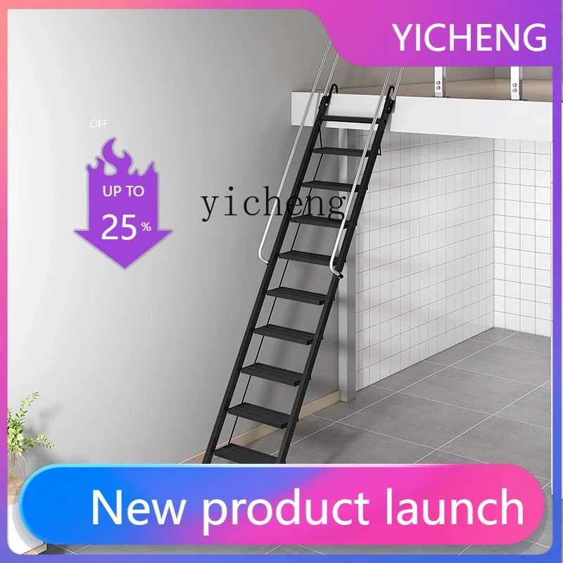 A5-20  household aluminum alloy folding loft ladder mobile telescopic stairs