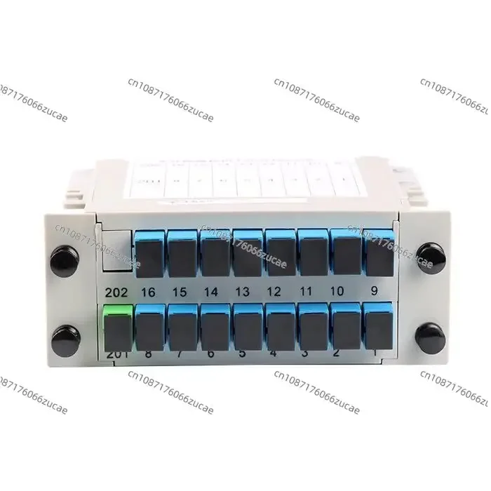 

1x16 PLC Splitter LGX Box Cassette Card Inserting SC/UPC Module 16 Ports Fiber Optical PLC Splitter