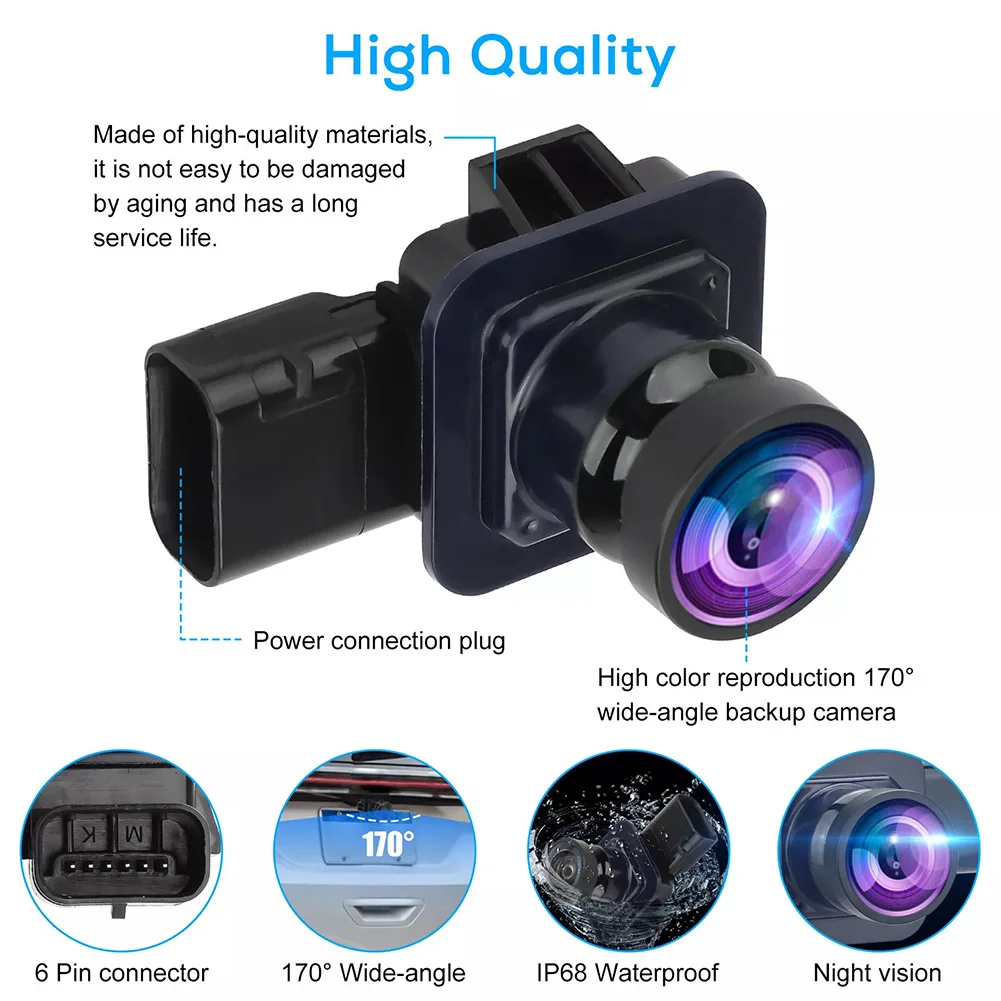 Rear View Backup Backup Camera Easy To Install High-quality Materials Non-deformation Quick To Use For Parking