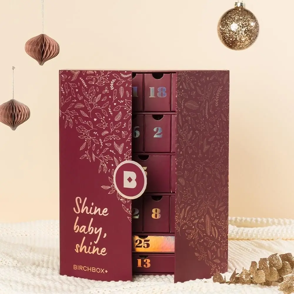 Customized queryChina Wholesale Reasonable Price Christmas 24 Day Luxury Custom Cardboard Cosmetic Gift Advent Calendar Box Pape