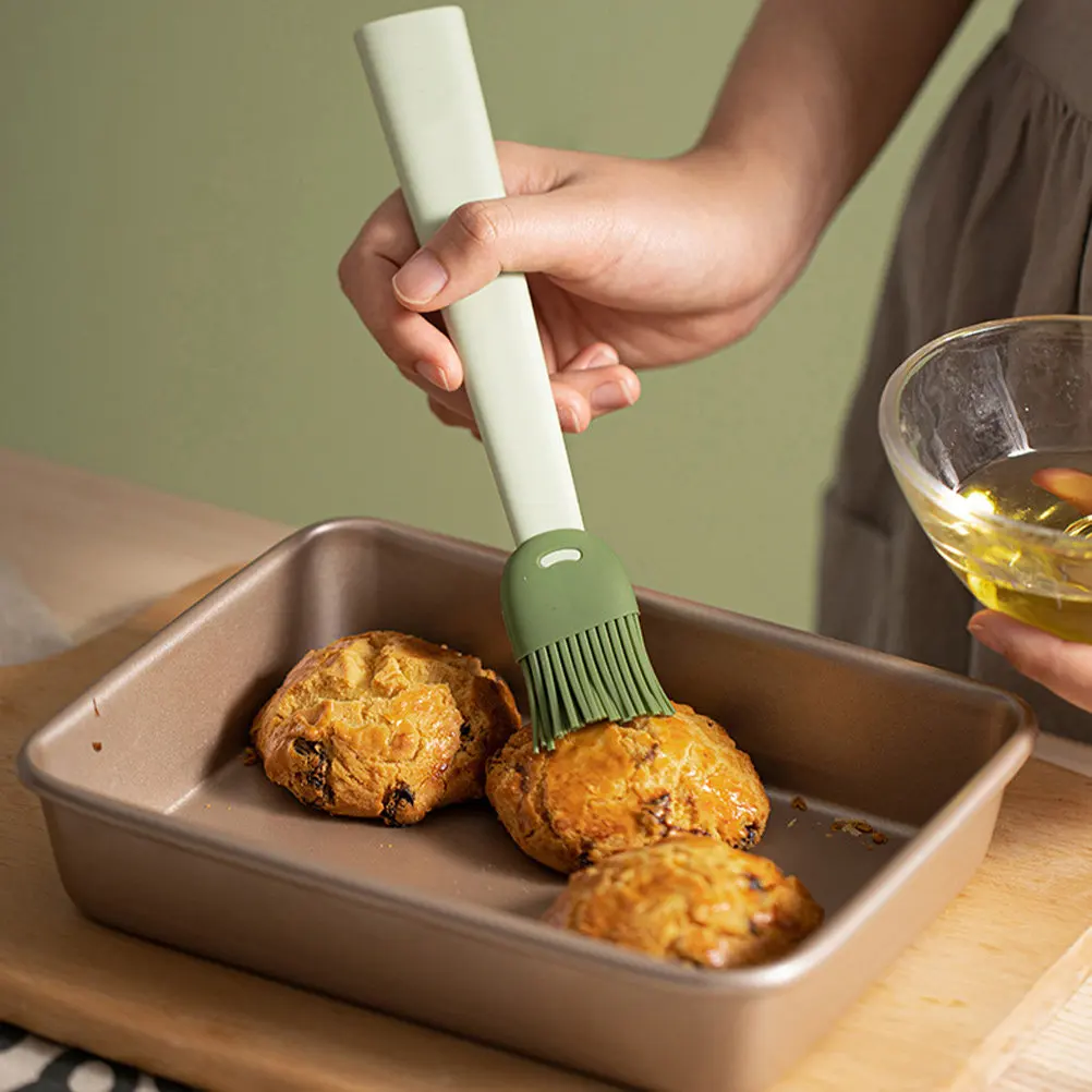 3Pcs High Quality Silicone Basting Brush Set for Barbecue Grilling Baking Sauces Oils Even Spread Non-Toxic Dishwasher Safe