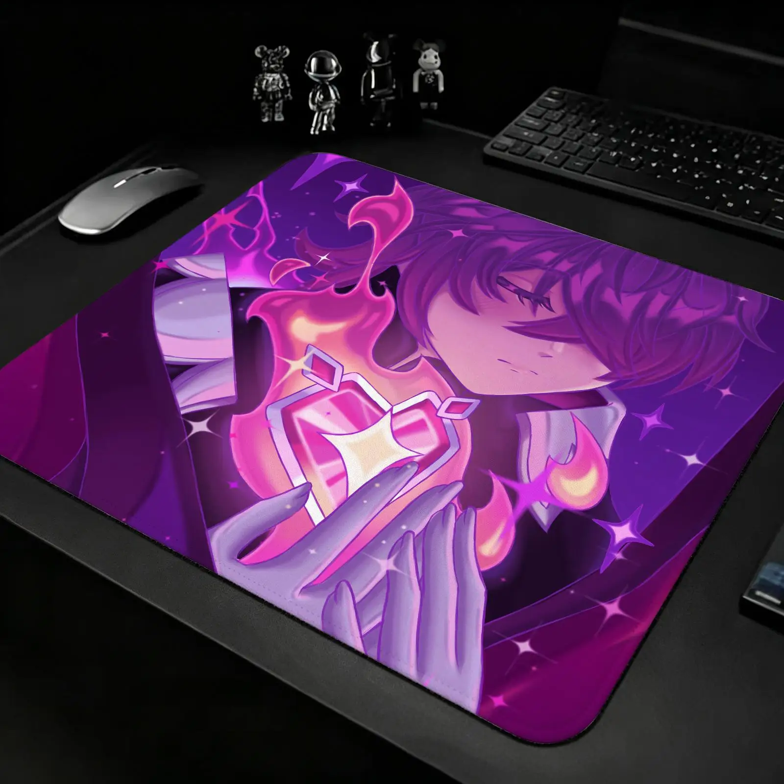genshin impact Durin S/M/L Gaming Mat,Reinforced Stitched Edge,Portable Non‑Slip Pad for Laptop Office & E‑Sports Game Play