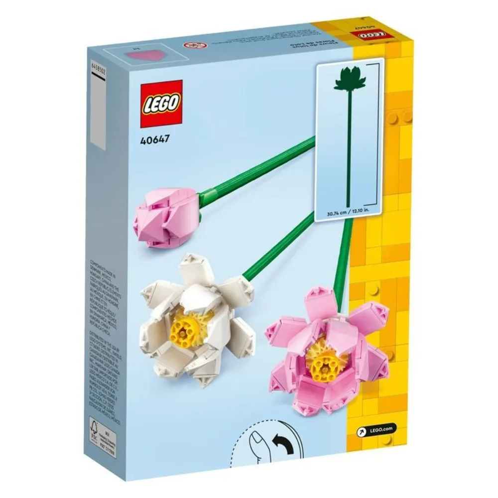 LEGO Flowers 40647 Lotus Flowers for Children Birthday Christmas New Year Gift 220pzs