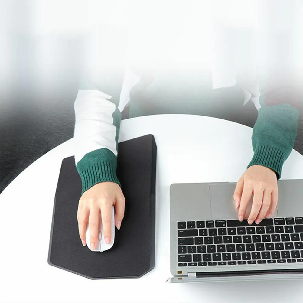 Black Mouse Pad Wrist Rest Silicone Pad Anti-Slip Non-Slip Mouse Mat Keyboard Cushion Wrist Protector