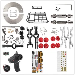 Metal Gear RC ricambi auto aggiornamento fai da te assemblare Set di ricambio Kit motore servomotore per WPL 1/16 B14 B24 C14 C24 modifica auto RC