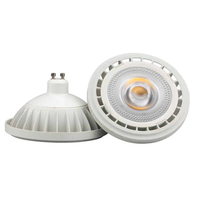 

Super bright 10W AR111 LED Spotlight Down-Lamp 15W QR111 Downlight G53 GU10 Base High quality Warm white Cold white Lighting