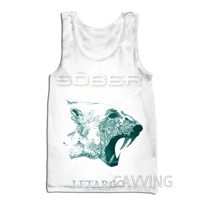 CAVVING 3D Printed Sôber Tank Tops Harajuku Vest  Summer Undershirt Shirts Streetwear for Men/women