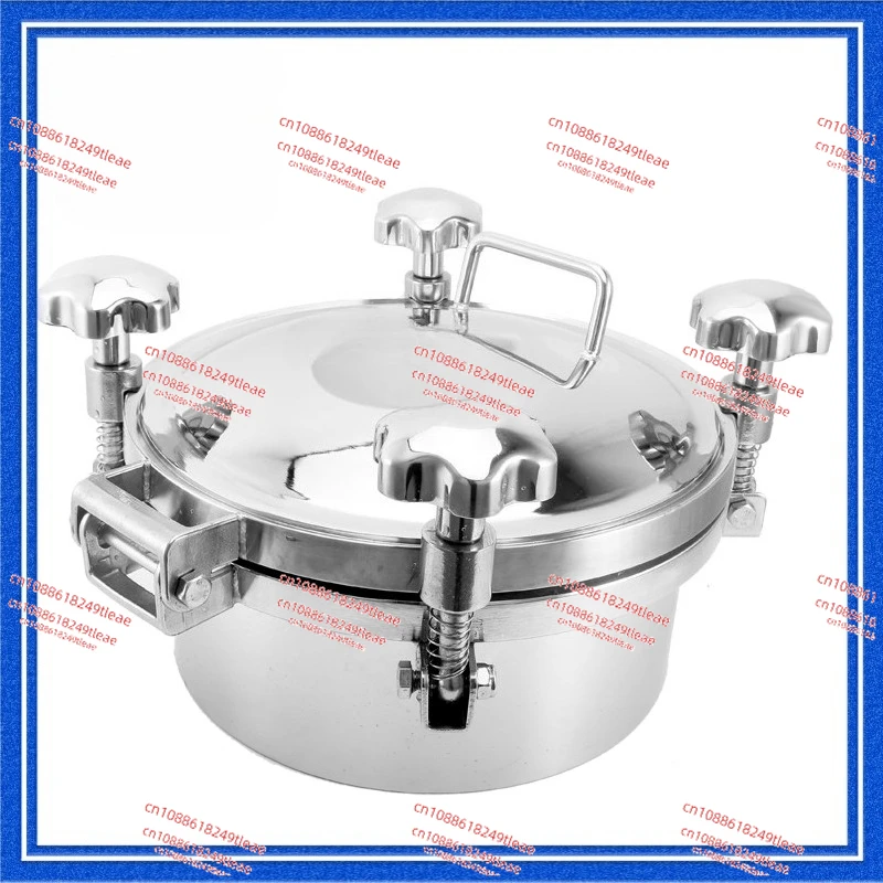 

Крышка люка под давлением из нержавеющей стали 304, фланец, подъемное кольцо, круглый, овальный, быстрое открытие, ручное отверстие, оборудование для винной банки