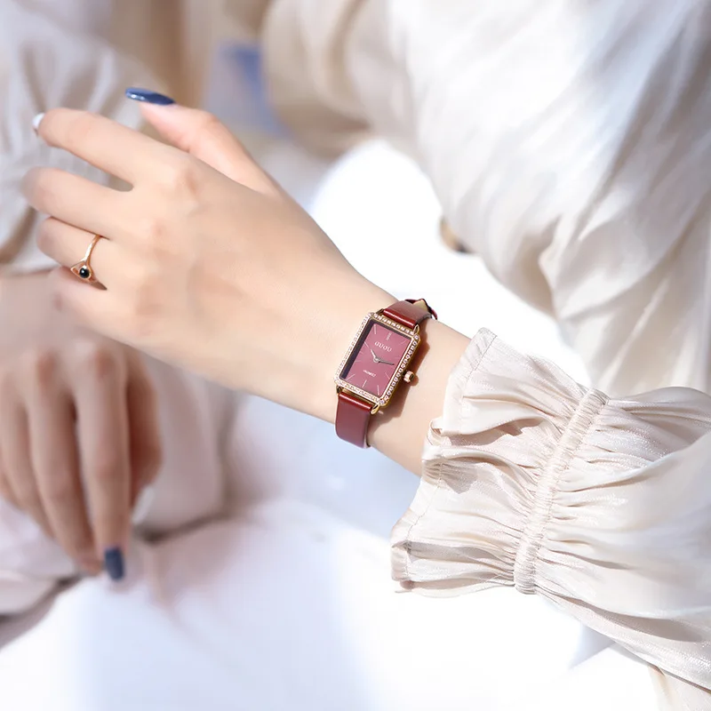 Luxury Brand Fashion Watch for Women Rectangle Ladies Quartz Wristwatch Stainless Steel Waterproof Dress Watches Female Clock