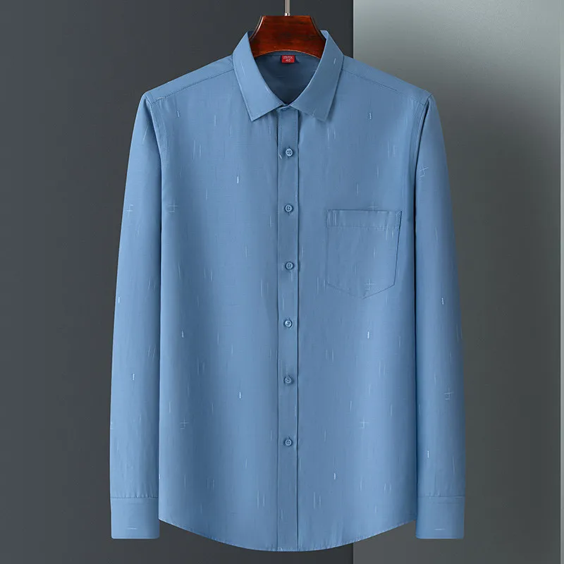 Larger Size 7XL 6XL 5XL Stripe Shirts For Men Long Sleeve Casual Autumn Plaid High Quality Button Up Slim Fit Check Male Blouse