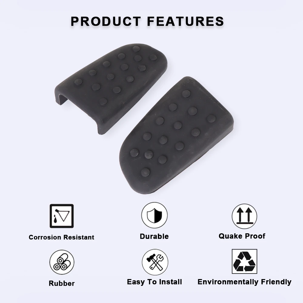 For BMW K1200LT K1600GTL K1600B K1600 Grand America Motorcycle Footrest Cover Anti-slip Rubber Foot Pedals Motorbike Accessories