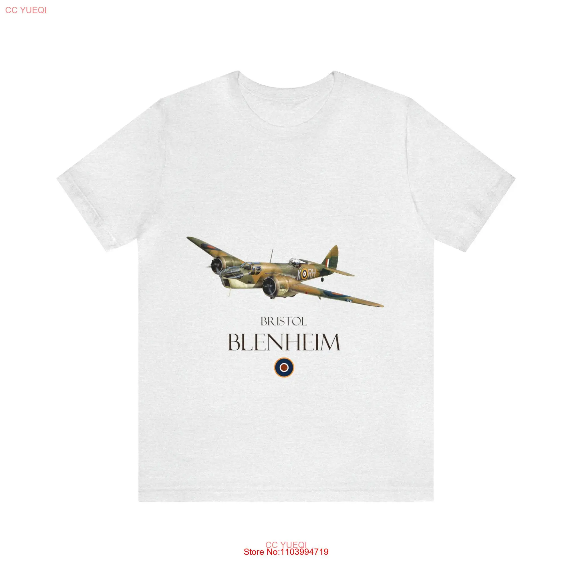 Bristol Blenheim T Shirt long or short sleeves