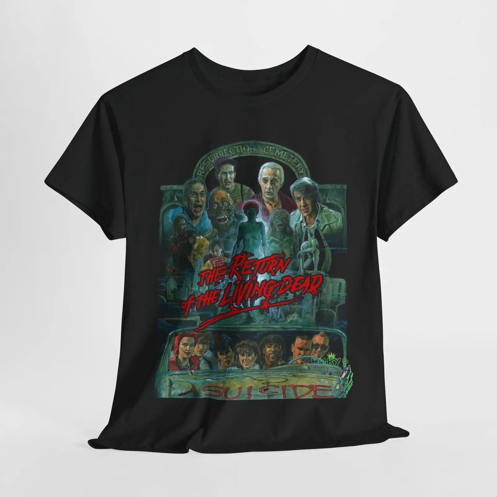 

The Return of the Living Dead 1985 Horror Movie T Shirt Unisex Heavy Cotton Tee