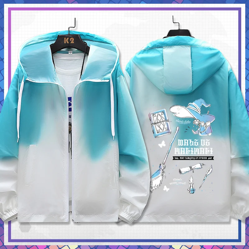 

ex Loose Fit Sun Protection Outerwear Coat Anime Collaborative Series Irenes Journey Lightweight Spring Jaet for Men An...