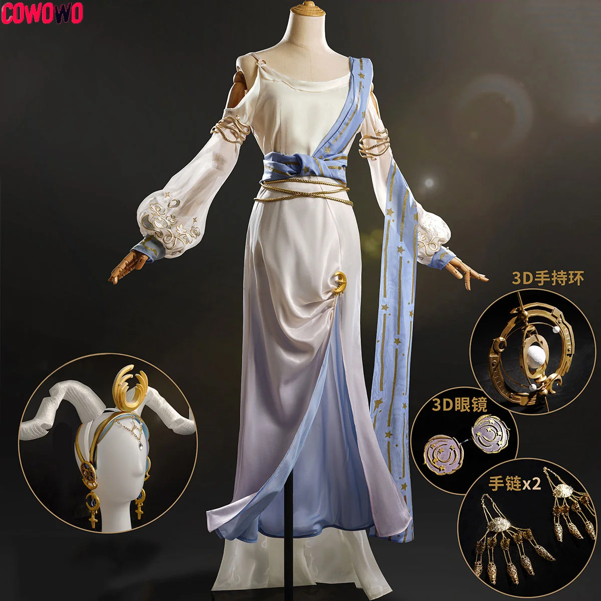 Game Identity V Priestess Fiona Gilman Cosplay Costume Women Cute Dress Party Suit Halloween Uniform Anime Clothing Custom Made