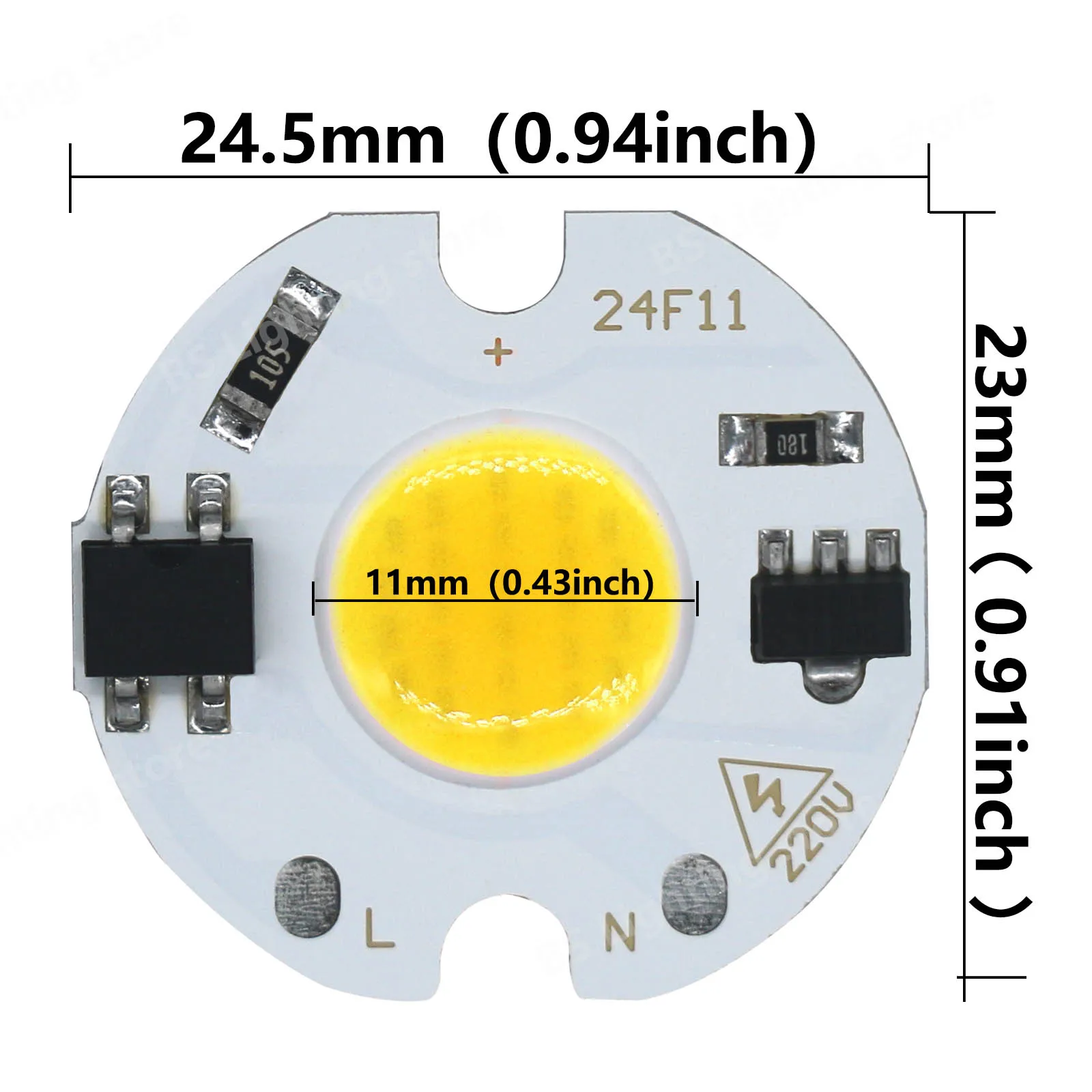 10pcs LED COB 5W Chips led bulb High Power led 220v 7W 3W light bulbs Lamp 220V LED matrix For Outdoor Indoor FloodLight White