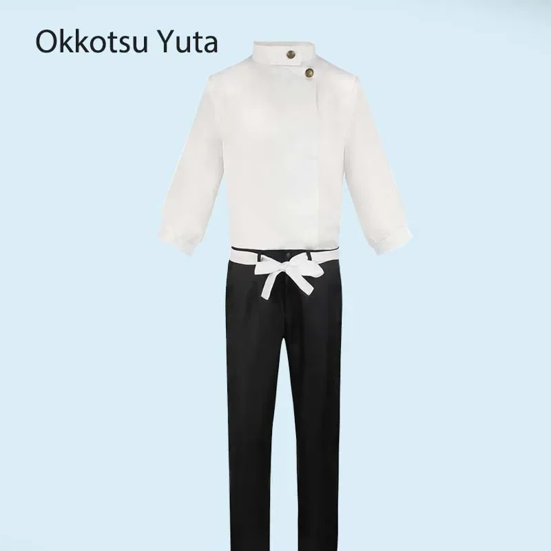 Anime Cosplay Kostüm von Jujutsu Kaisen Okkotsu Yuta Uniform Hemd und Hose Outfits für Halloween