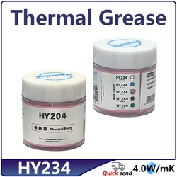 HY204 HY234 10g 4.0W/m-k Silicone Thermal Paste Heat Transfer Grease Heat Sink CPU GPU Chipset Notebook Computer Cooling Canned