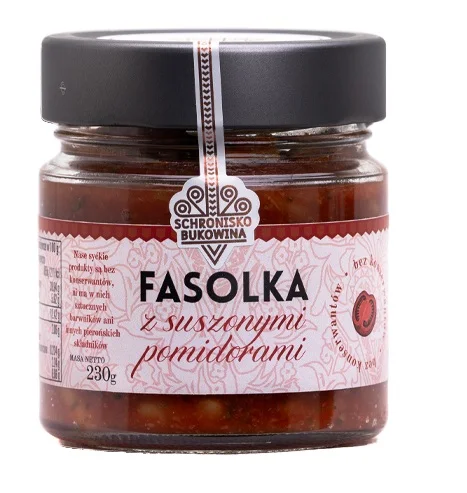 Bohnen mit getrockneten Tomaten 230g-bukowina Schutz