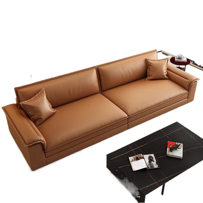 

Office Reception Negotiation Sofa Meeting Business Sales Office Hotel Modern Simple Leather Coffee Table Combination