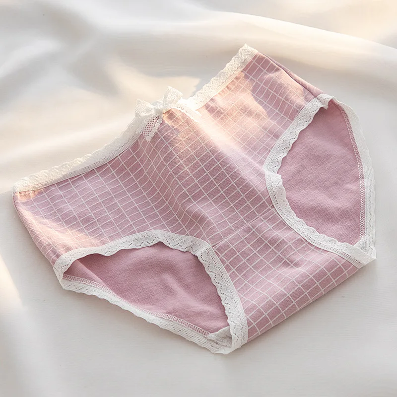 5 Teile/los Nette Liebe Baumwolle Höschen Für Frauen Unterwäsche Druck Panty Mädchen Slip Atmungsaktive Weiche Unterhose Weibliche Sexy Dessous – Detail 14