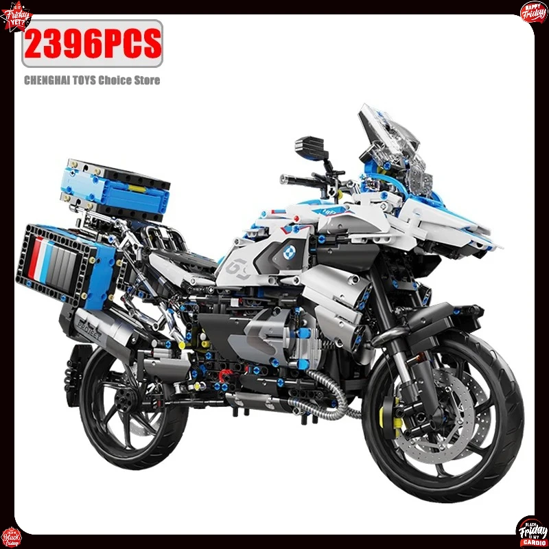 

Мотоцикл 1:5: Высокотехнологичная городская спортивная модель для быстрых гонок, конструктор из модульных блоков, подарок для мальчиков, игрушка