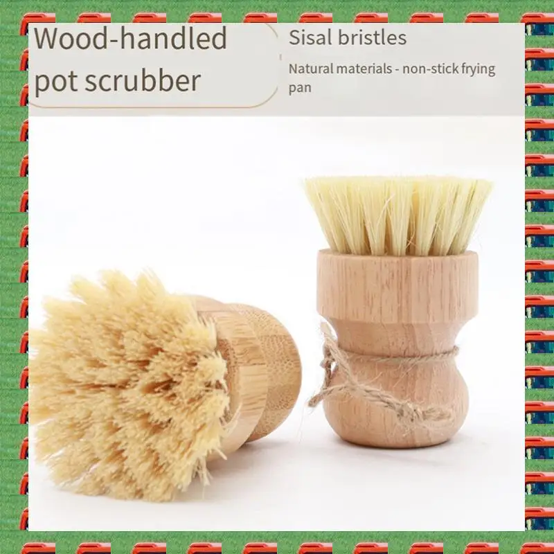 

ABMO деревянная скруббер для кастрюль, многофункциональная кухонная щетка для чистки древесной шерсти, щетка для масляного кастрюли, щетка для плиты, щетка для посуды, кухонные инструменты