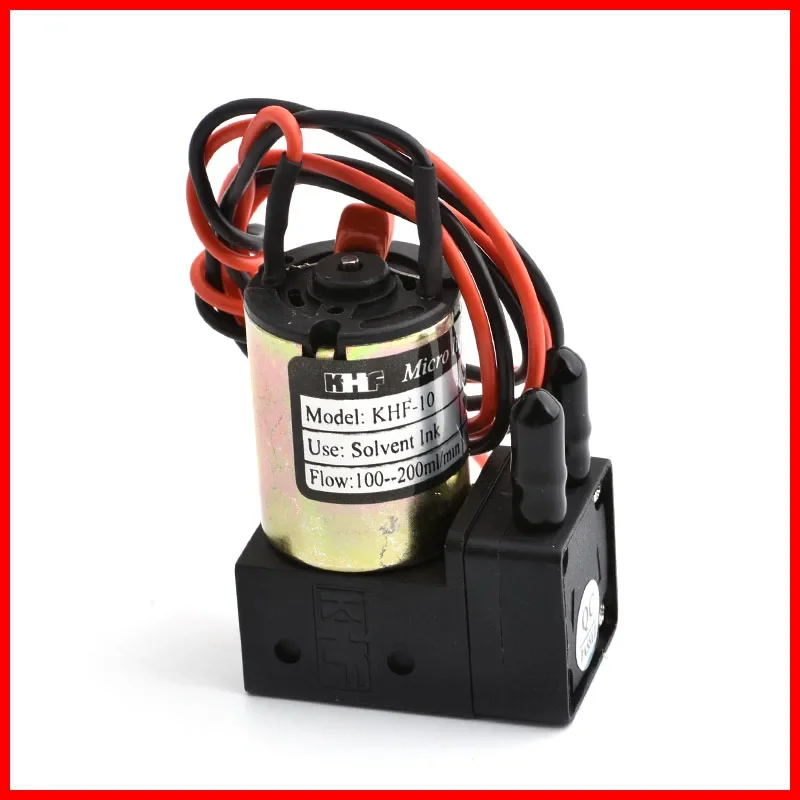 Ink Pump 24VDC 3W 100-200ML/min Micro Diaphragm Liquid Pump for Inject UV DTF Pigment Eco Solvent Ink Printers