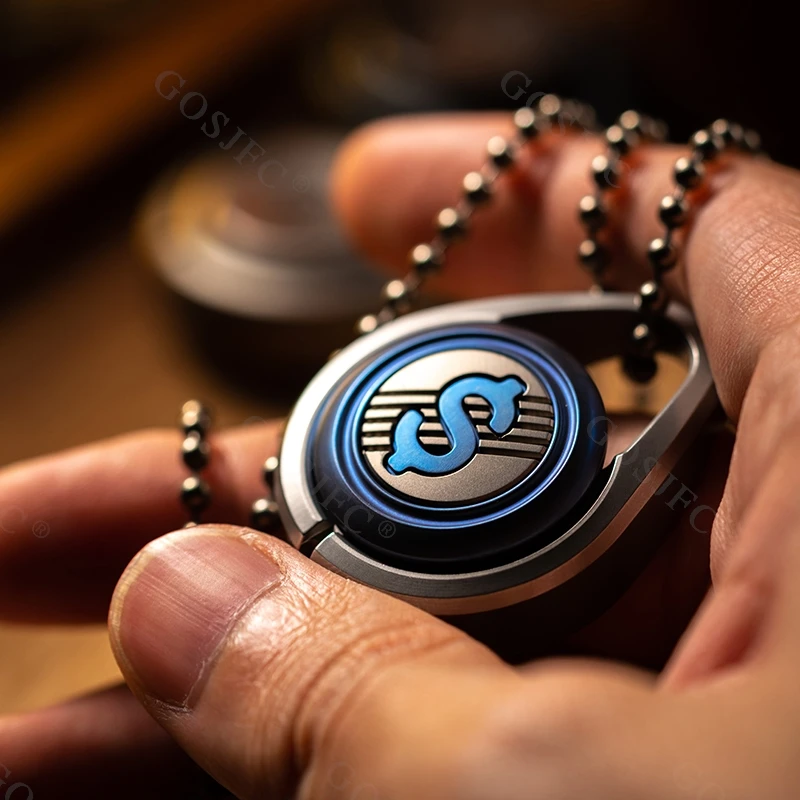 Mackie EDC petites gouttelettes d'eau Fidget Spinner doigt gyroscope métal Fidgeting jouets